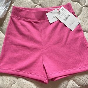 Zara ribbed shorts